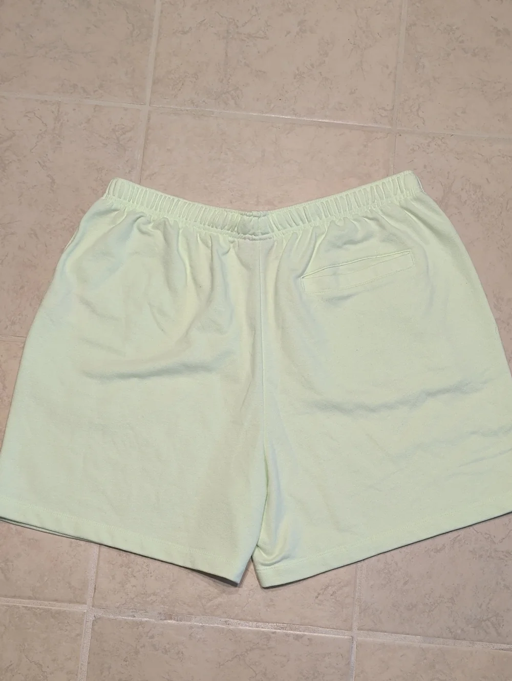 The North Face Men's Fleece Yellow Lime Shorts